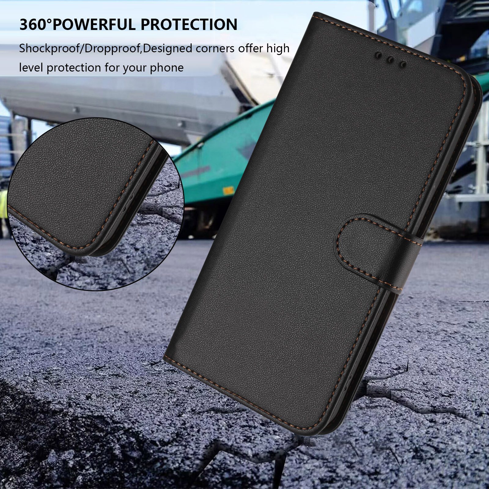 Solid Color PU Leather Lanyard - Leather Card Wallet 리뷰 및 가격