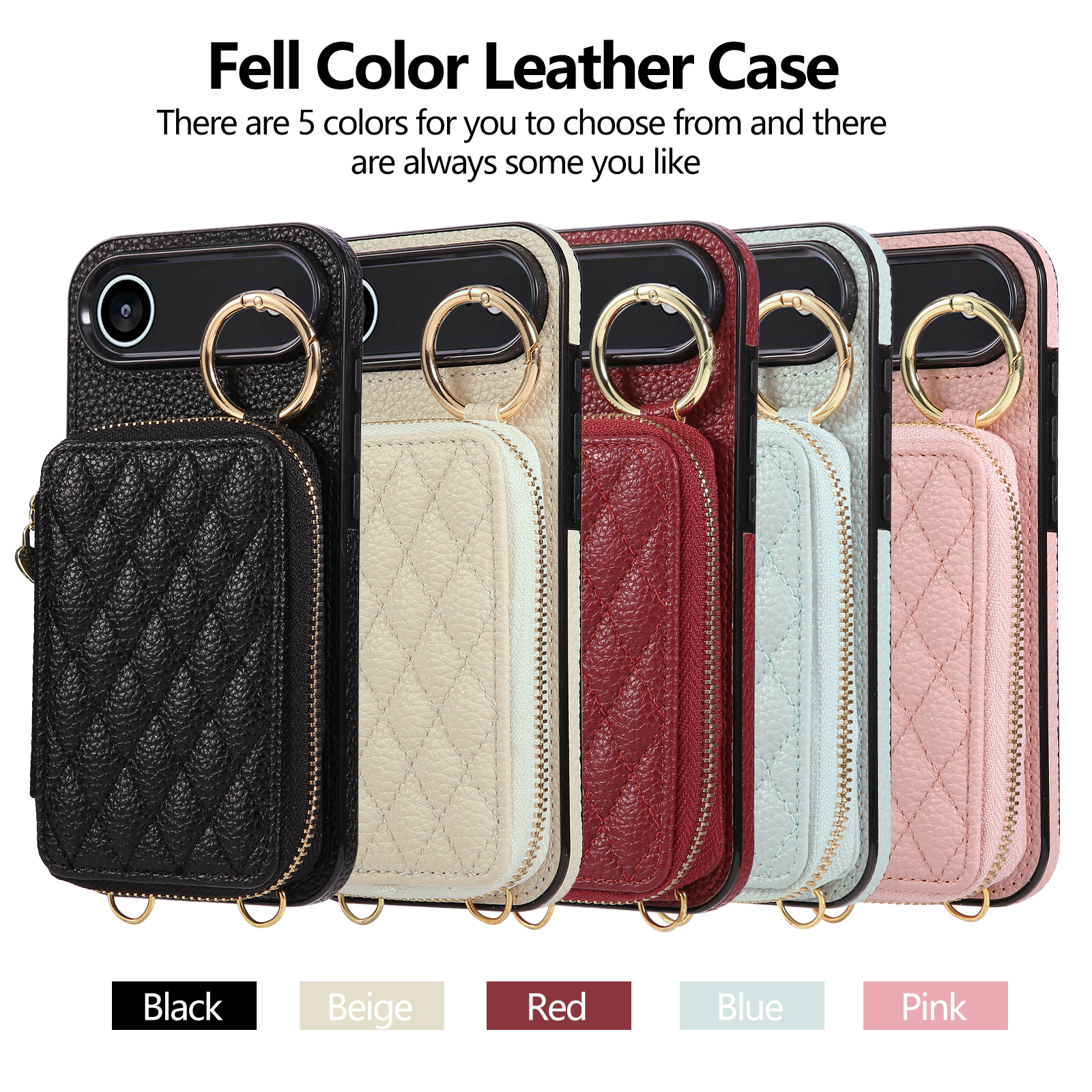 Crossbody Zipper Card Bag Wall - Leather Card Wallet 리뷰 및 가격