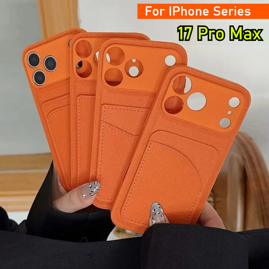 Leather Orange Color Card Hold - Leather Card Wallet 리뷰 및 가격