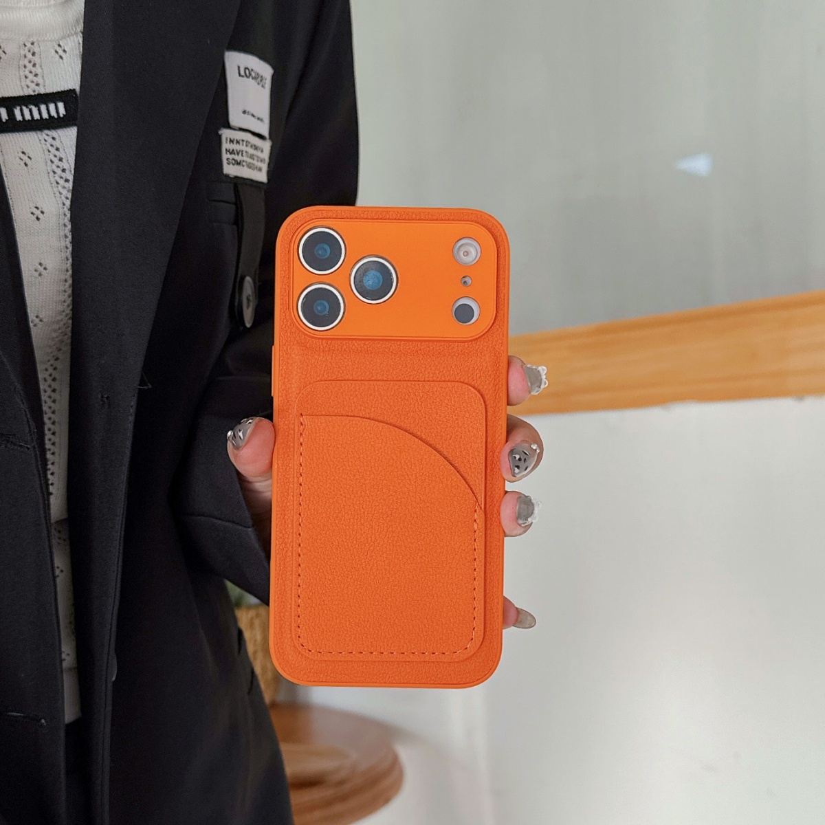 Leather Orange Color Card Hold - Leather Card Wallet 리뷰 및 가격