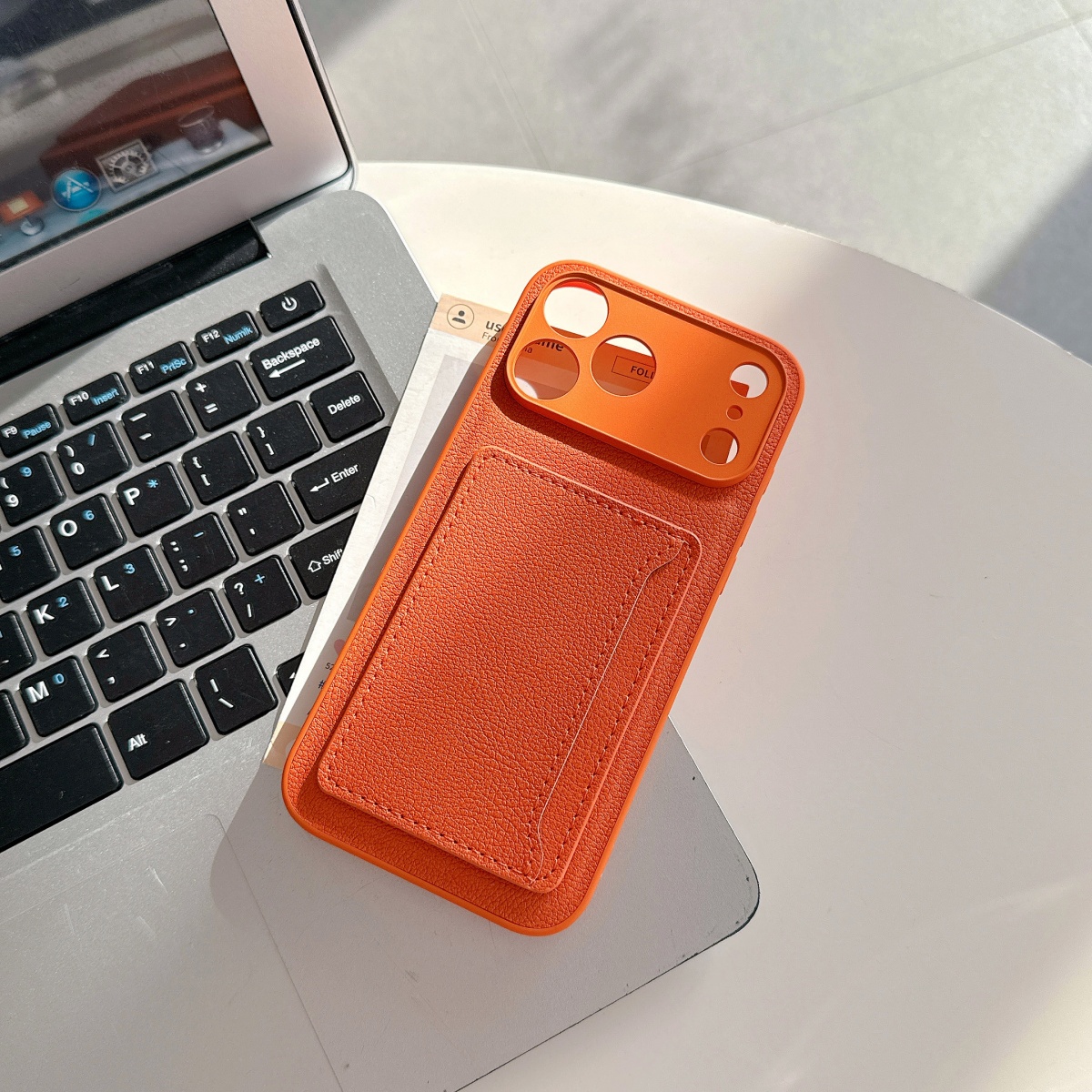 Leather Orange Color Card Hold - Leather Card Wallet 리뷰 및 가격